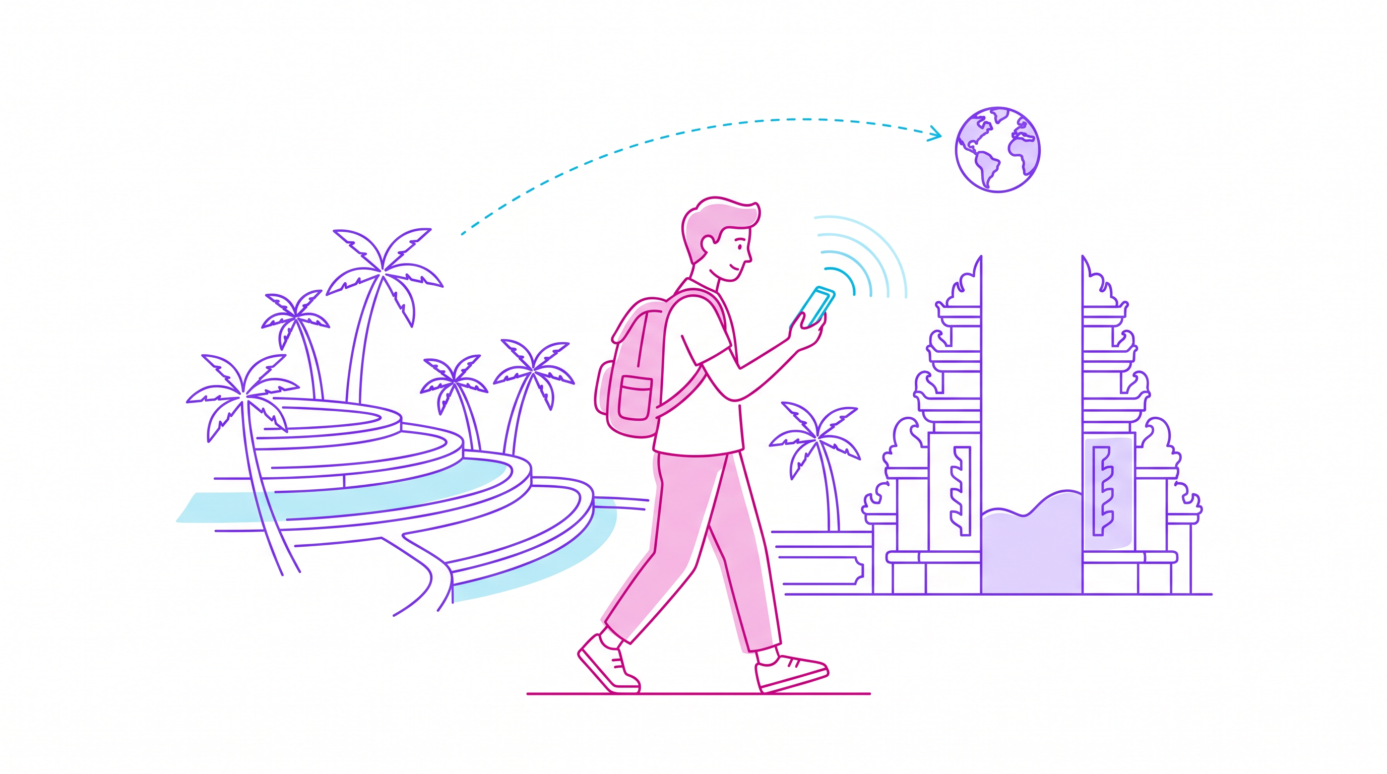 Melhor eSIM para a Indonésia (Bali) em 2026