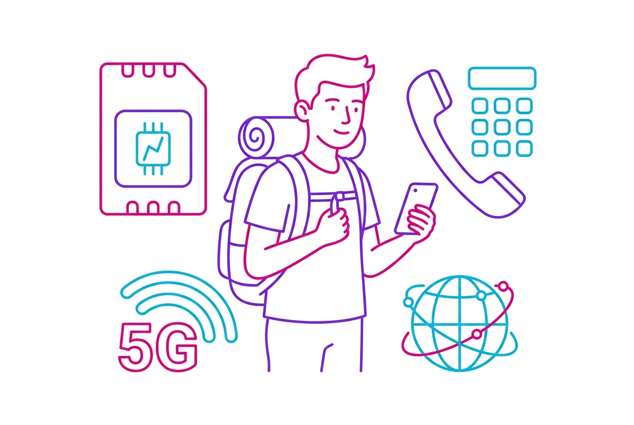 eSIMs Somente Dados vs. Planos com Número: Qual o Viajante Precisa?