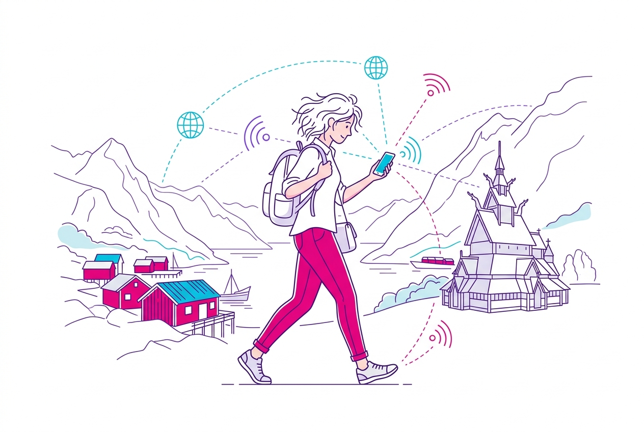 Mejor eSIM para Noruega en 2026: HOLASIM, Ubigi, Holafly y tres alternativas