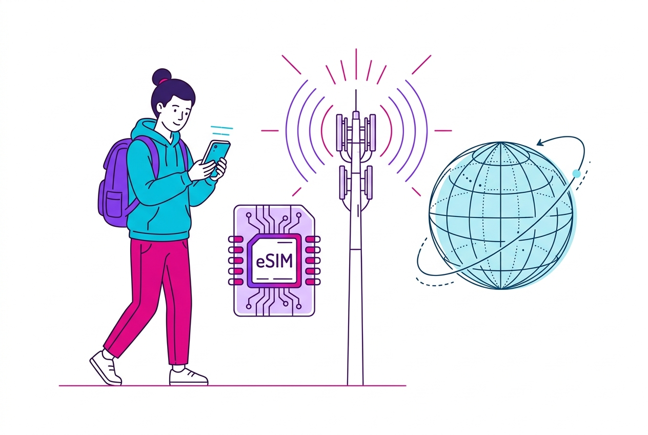 eSIM vs Roaming em 2026: Quanto Você Realmente Economiza
