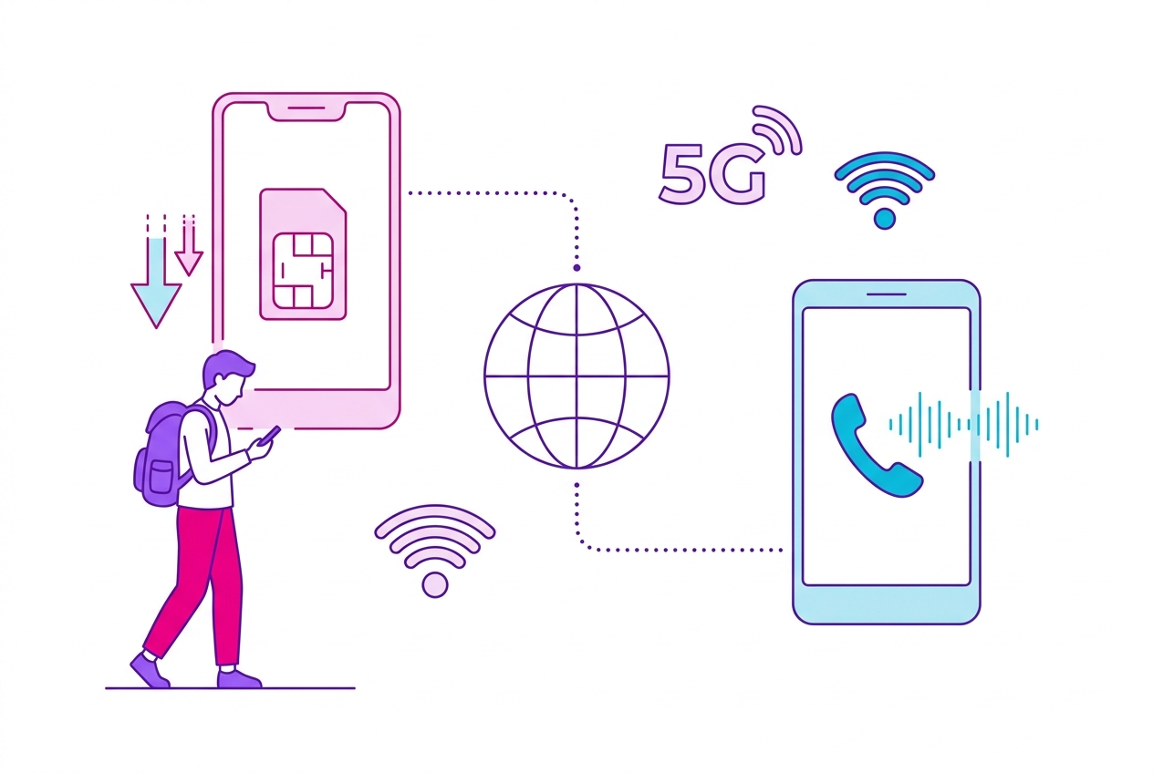Data-Only eSIMs vs. eSIMs with a Phone Number: Which Do Travelers Need?