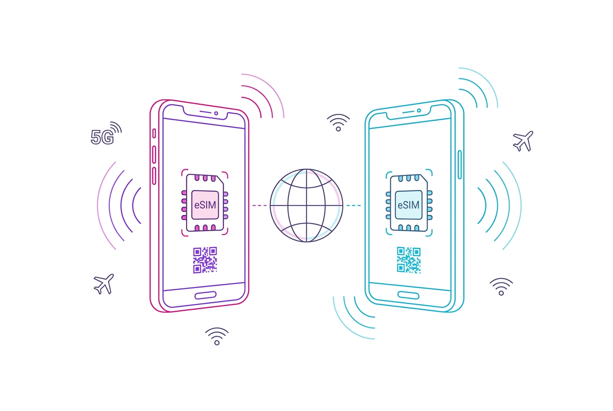 HOLASIM vs eSIMX: qual eSIM de viagem vale mais em 2026?