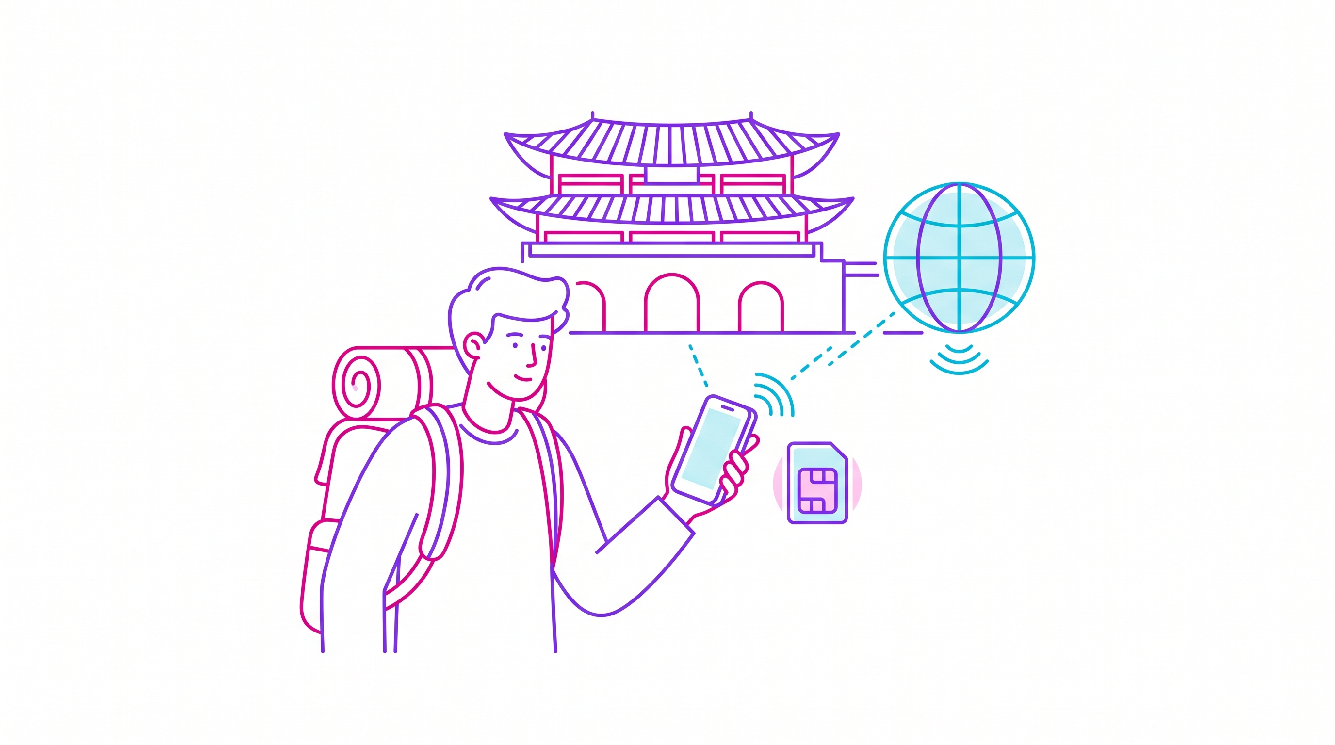 Coreia do Sul é o primeiro mercado onde o eSIM de viagem supera o roaming